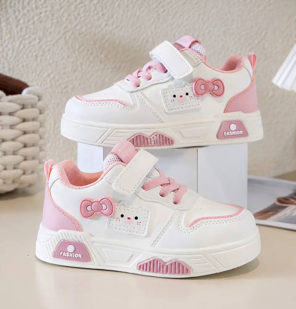 Sneakers Ndefu zenye Mchoro wa Paka
