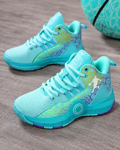 Sneakers Ndefu za Michezo zenye Michoro