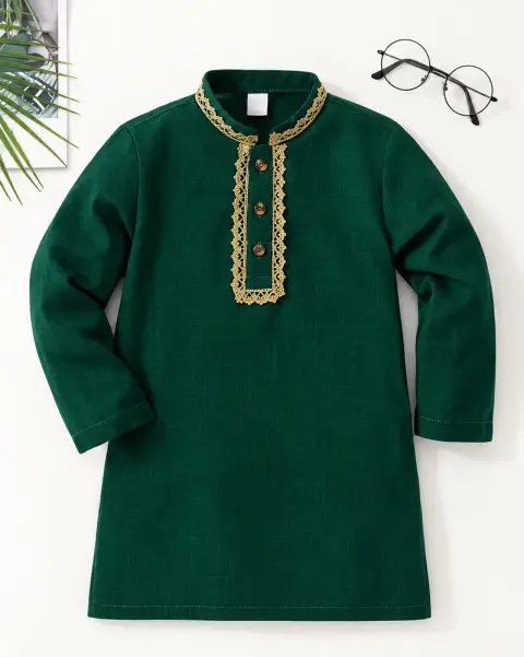 Kurta yenye Mapambo Mbele