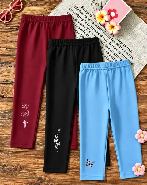 Leggings zenye Mapambo ya Maua