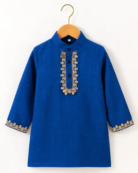Kurta yenye Mapambo Mbele